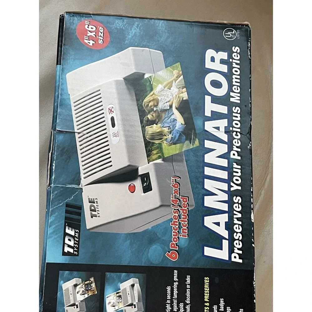 NEW TDE Systems HL-406 4x6 Laminator Perfect‎ for IDs,Badges
